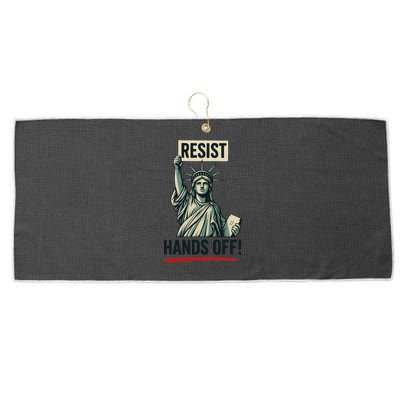 Resist Hands Off Large Microfiber Waffle Golf Towel