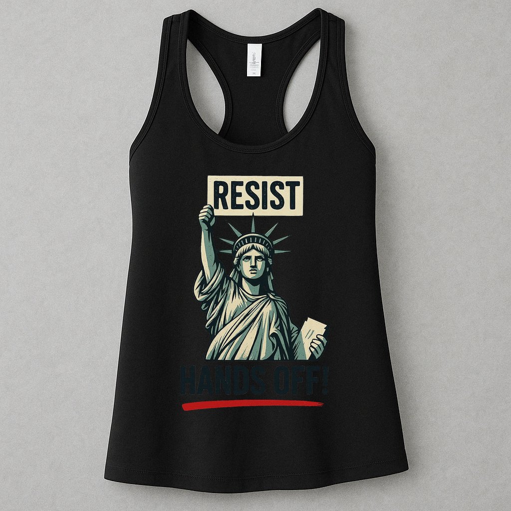 Resist Hands Off Womens Tank Top
