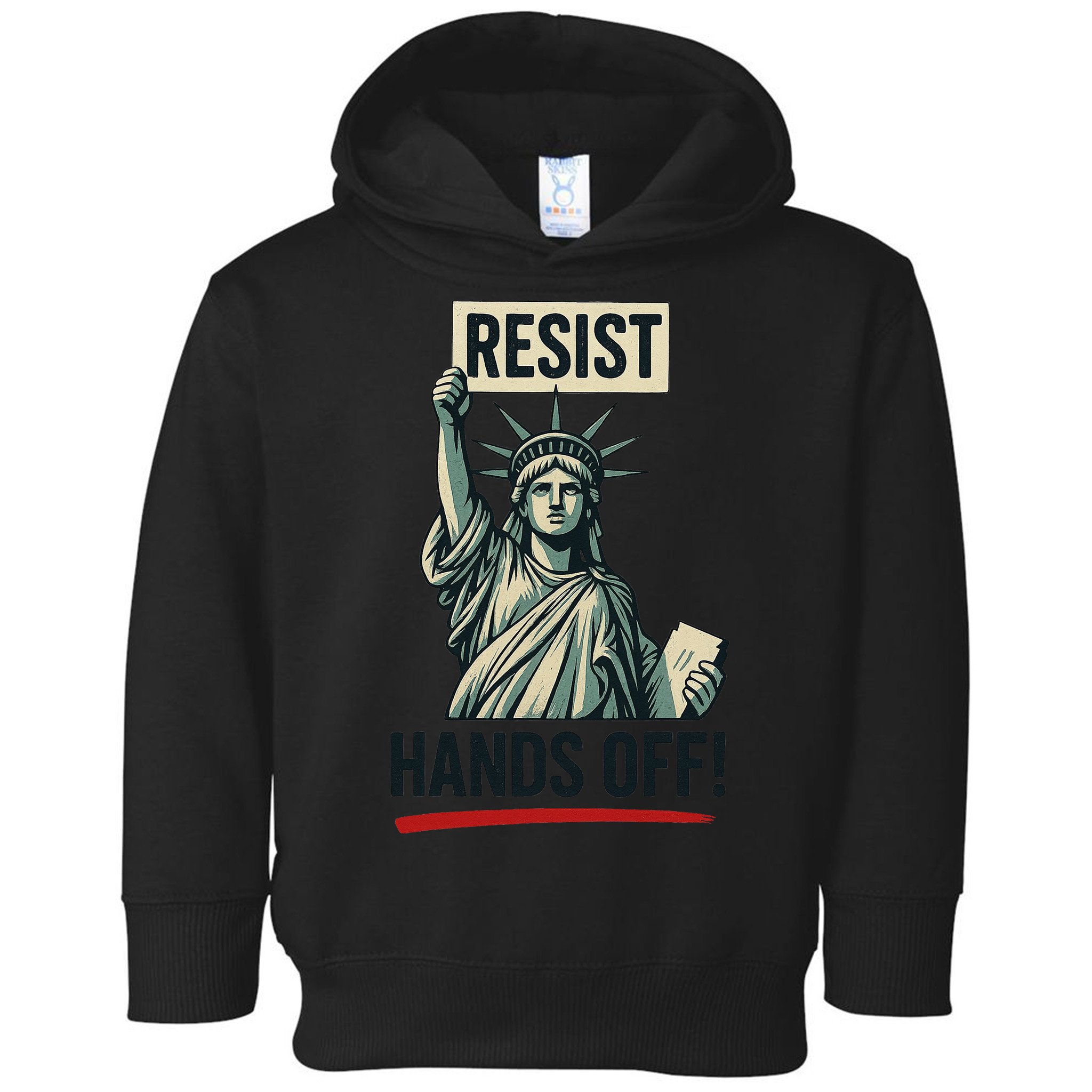 Resist Hands Off Toddler Hoodie