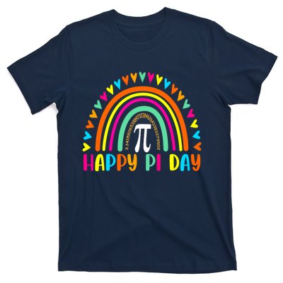 Rainbow Happy Pi Day Math For Teacher T-Shirt