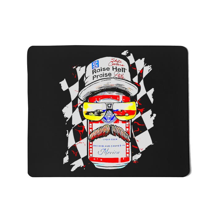 Raise Hell Praise Dale Vintage Funny Driking Beer Mousepad