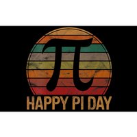 Retro Happy Pi Day Sunset Gift Math Teacher Geek Pi Day Bumper Sticker