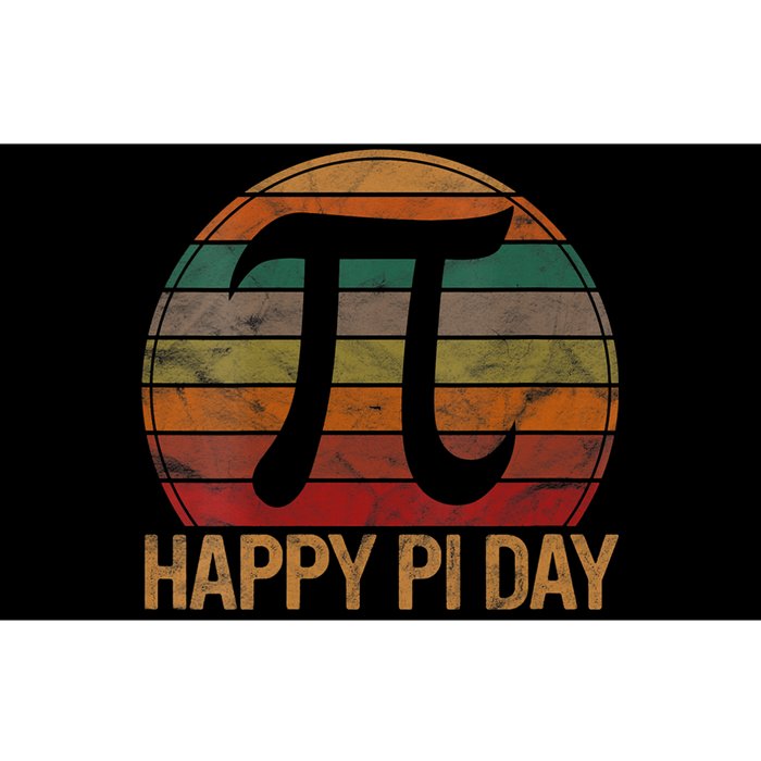 Retro Happy Pi Day Sunset Gift Math Teacher Geek Pi Day Bumper Sticker