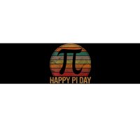 Retro Happy Pi Day Sunset Gift Math Teacher Geek Pi Day Bumper Sticker