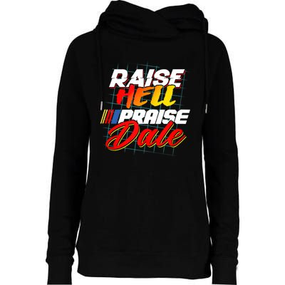 Raise Hell Praise Dale Retro Vintage Fathers Day Gift Womens Funnel Neck Pullover Hood