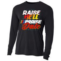 Raise Hell Praise Dale Retro Vintage Fathers Day Gift Cooling Performance Long Sleeve Crew