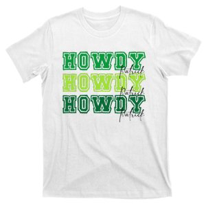 Retro Howdy Patrick Western Lucky Vibes Irish Holiday T-Shirt