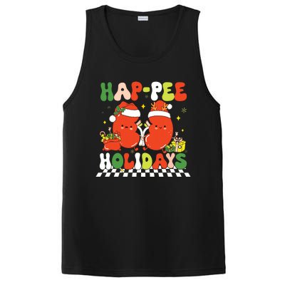 Retro Hap Pee Holidays Christmas Dialysis Nurse Kidney Nurse PosiCharge Competitor Tank