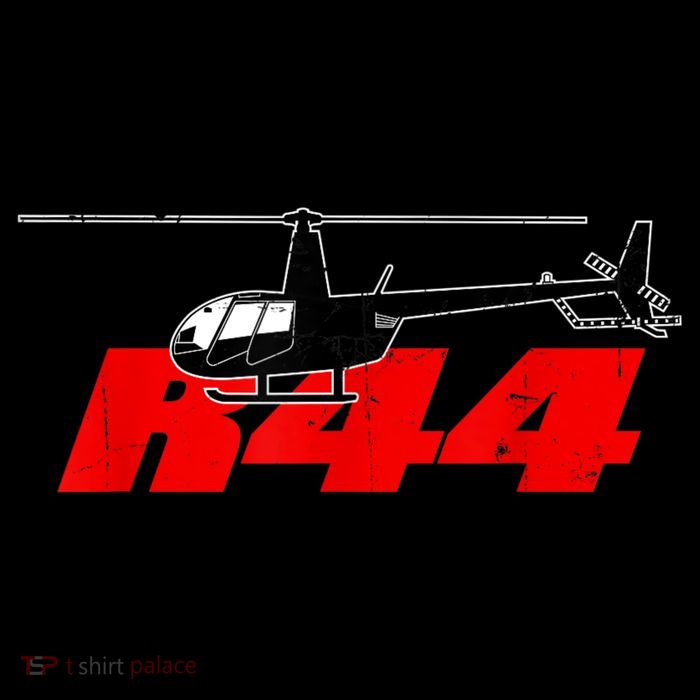 R44 Helicopter Pilot Aviation R44 Helicopter Women's V-Neck T-Shirt