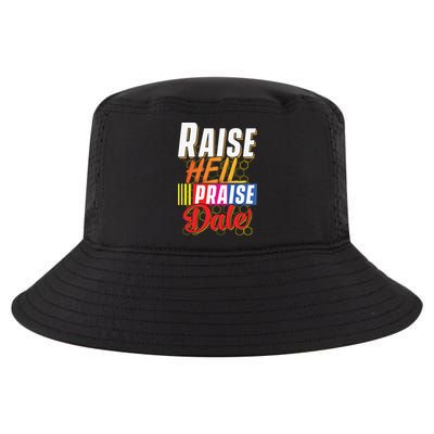 Raise Hell Praise Dale Vintage Cool Comfort Performance Bucket Hat