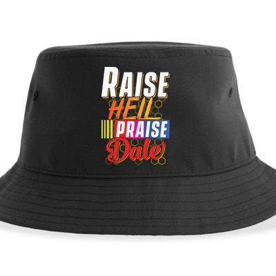 Raise Hell Praise Dale Vintage Sustainable Bucket Hat