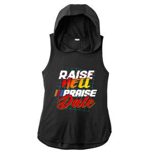 Raise Hell Praise Dale Ladies PosiCharge Tri-Blend Wicking Draft Hoodie Tank