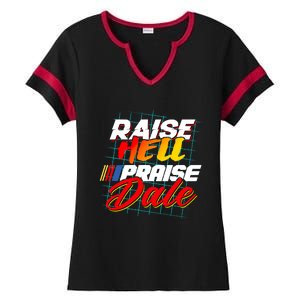 Raise Hell Praise Dale Ladies Halftime Notch Neck Tee