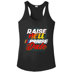 Raise Hell Praise Dale Ladies PosiCharge Competitor Racerback Tank