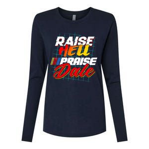 Raise Hell Praise Dale Womens Cotton Relaxed Long Sleeve T-Shirt