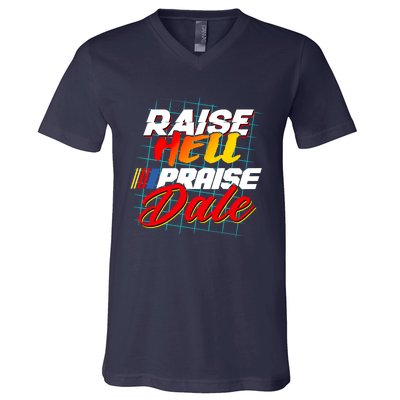 Raise Hell Praise Dale V-Neck T-Shirt