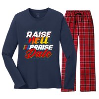 Raise Hell Praise Dale Women's Long Sleeve Flannel Pajama Set 