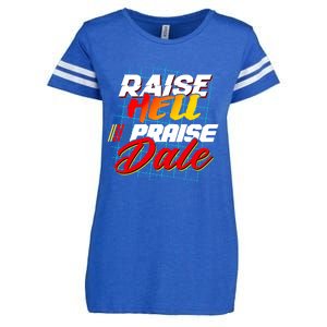 Raise Hell Praise Dale Enza Ladies Jersey Football T-Shirt