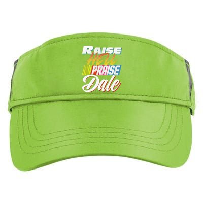 Raise Hell Praise Dale Retro Vintage Adult Drive Performance Visor