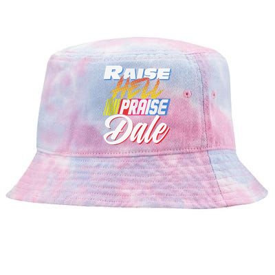 Raise Hell Praise Dale Retro Vintage Tie-Dyed Bucket Hat