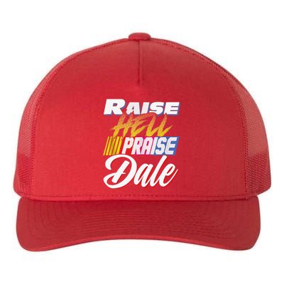 Raise Hell Praise Dale Retro Vintage Yupoong Adult 5-Panel Trucker Hat