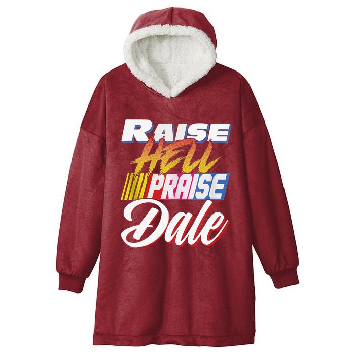 Raise Hell Praise Dale Retro Vintage Hooded Wearable Blanket