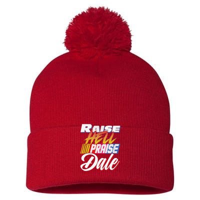 Raise Hell Praise Dale Retro Vintage Pom Pom 12in Knit Beanie