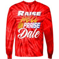 Raise Hell Praise Dale Retro Vintage Tie-Dye Long Sleeve Shirt