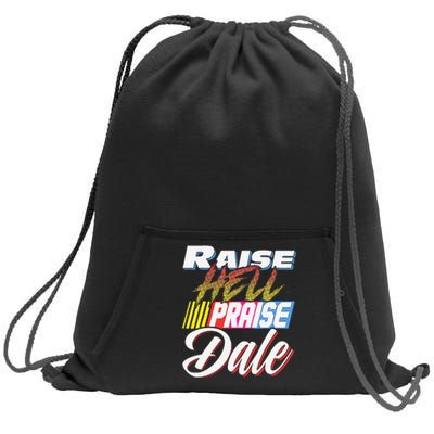 Raise Hell Praise Dale Retro Sweatshirt Cinch Pack Bag