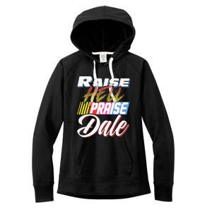 Raise Hell Praise Dale Retro Women's Fleece Hoodie