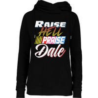 Raise Hell Praise Dale Retro Womens Funnel Neck Pullover Hood