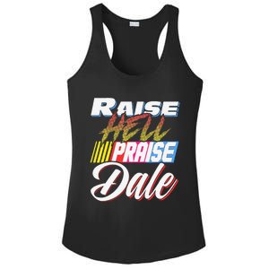 Raise Hell Praise Dale Retro Ladies PosiCharge Competitor Racerback Tank