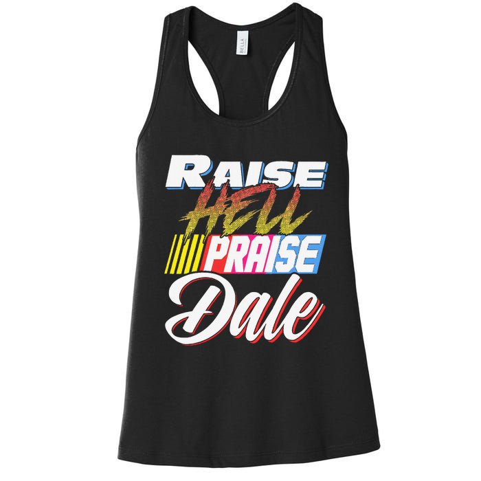 Raise Hell Praise Dale Retro Women's Racerback Tank