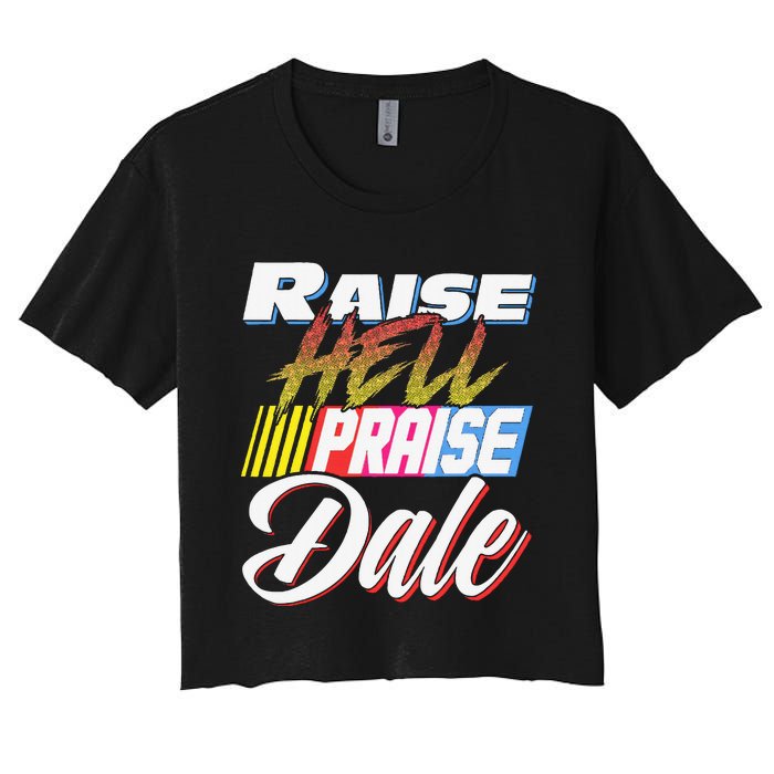 Raise Hell Praise Dale Retro Women's Crop Top Tee