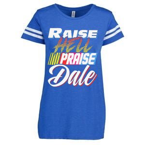 Raise Hell Praise Dale Retro Enza Ladies Jersey Football T-Shirt