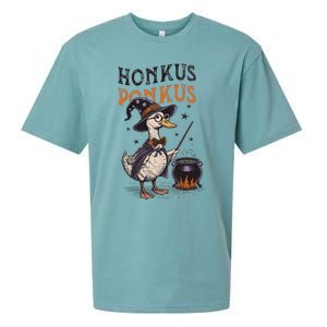 Retro Honkus Ponkus Duck Witch Funny Duck Sueded Cloud Jersey T-Shirt