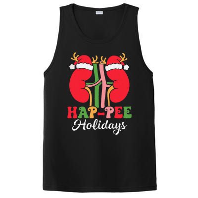 Retro Hap Pee Dialysis Kidney Nurse Santa Christmas Party PosiCharge Competitor Tank