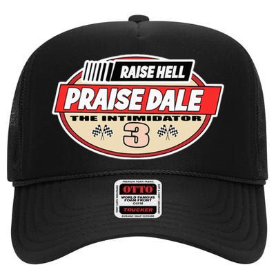 Raise Hell Praise Dale Vintage High Crown Mesh Back Trucker Hat