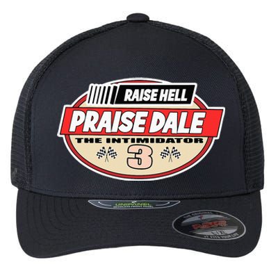 Raise Hell Praise Dale Vintage Flexfit Unipanel Trucker Cap