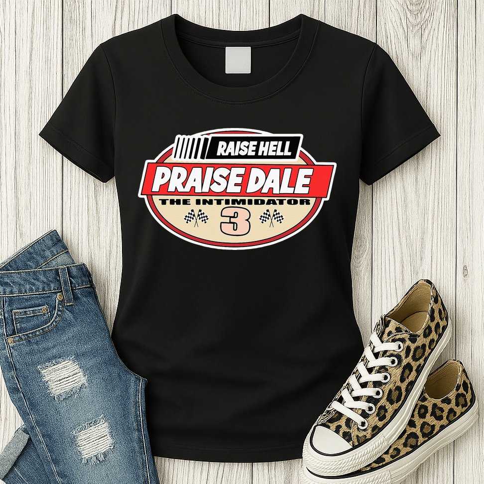 Raise Hell Praise Dale Vintage Womens T-Shirt