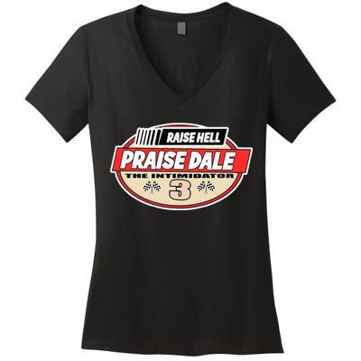 Raise Hell Praise Dale Vintage Women's V-Neck T-Shirt