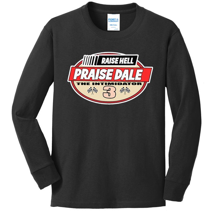 Raise Hell Praise Dale Vintage Kids Long Sleeve Shirt