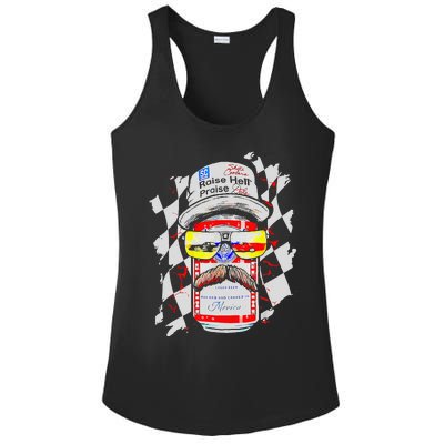 Raise Hell Praise Dale Vintage Funny Driking Beer Ladies PosiCharge Competitor Racerback Tank