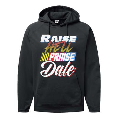 Raise Hell Praise Dale Retro Vintage Performance Fleece Hoodie