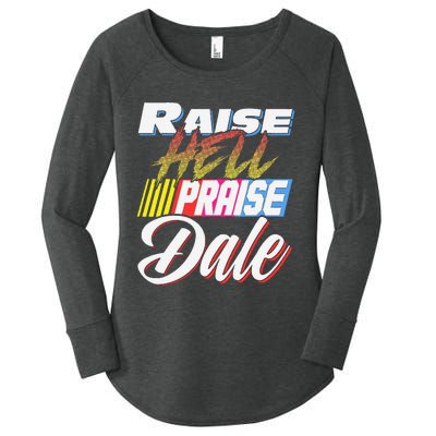 Raise Hell Praise Dale Retro Vintage Women's Perfect Tri Tunic Long Sleeve Shirt