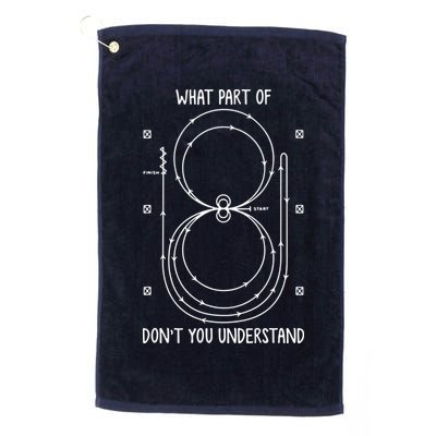 Reining Horse Pattern Western Riding Cowboy Equestrian Golf Towel