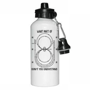 Reining Horse Pattern Western Riding Cowboy Equestrian Aluminum Water Bottle