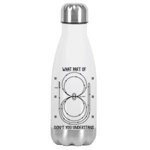 Reining Horse Pattern Western Riding Cowboy Equestrian Stainless Steel Insulated Water Bottle