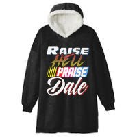 Raise Hell Praise Dale Retro Vintage Hooded Wearable Blanket