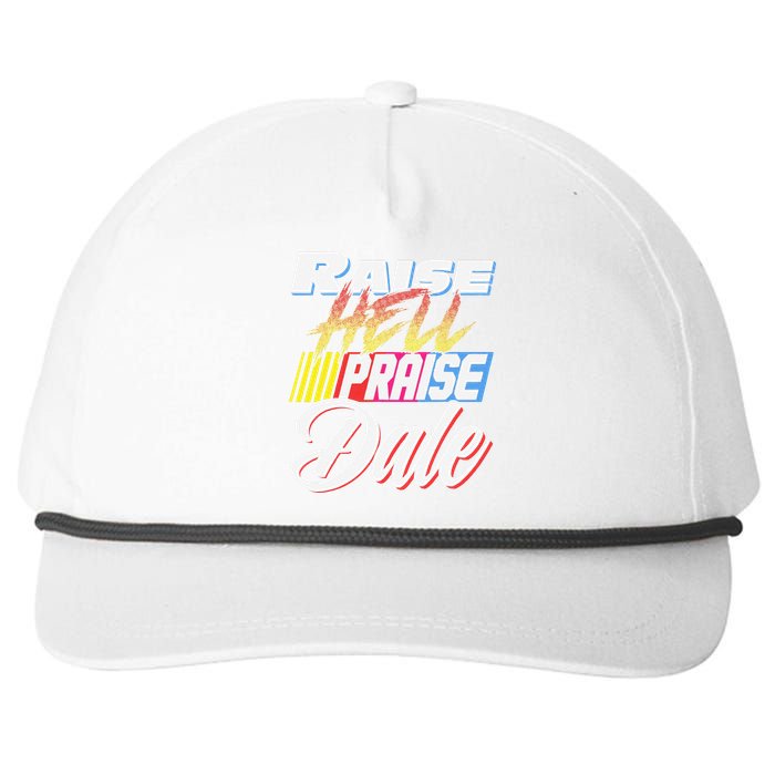 Raise Hell Praise Dale Retro Vintage Snapback Five-Panel Rope Hat